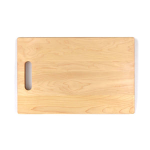 Personalized Maple Cutting Board With Handle (11" x 16") Cutting Board Hailey Home 