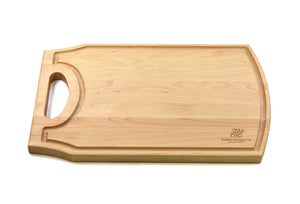 Personalized Maple Cutting Board With Juice Groove & Handle - 10.5" x 17" - Bulk Discounts Bulk Cutting Board Hailey Home 