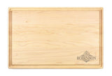 Personalized Maple Cutting Board With Rounded Edges And Juice Groove - 11" x 17" - Bulk Discounts Bulk Cutting Board Hailey Home 