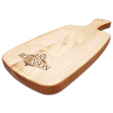 Personalized Small Maple Serving Tray With Handle (6" x 14.5") Cutting Board Hailey Home 