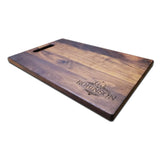 Personalized Walnut Cutting Board With Handle (11" x 16") Cutting Board Hailey Home 
