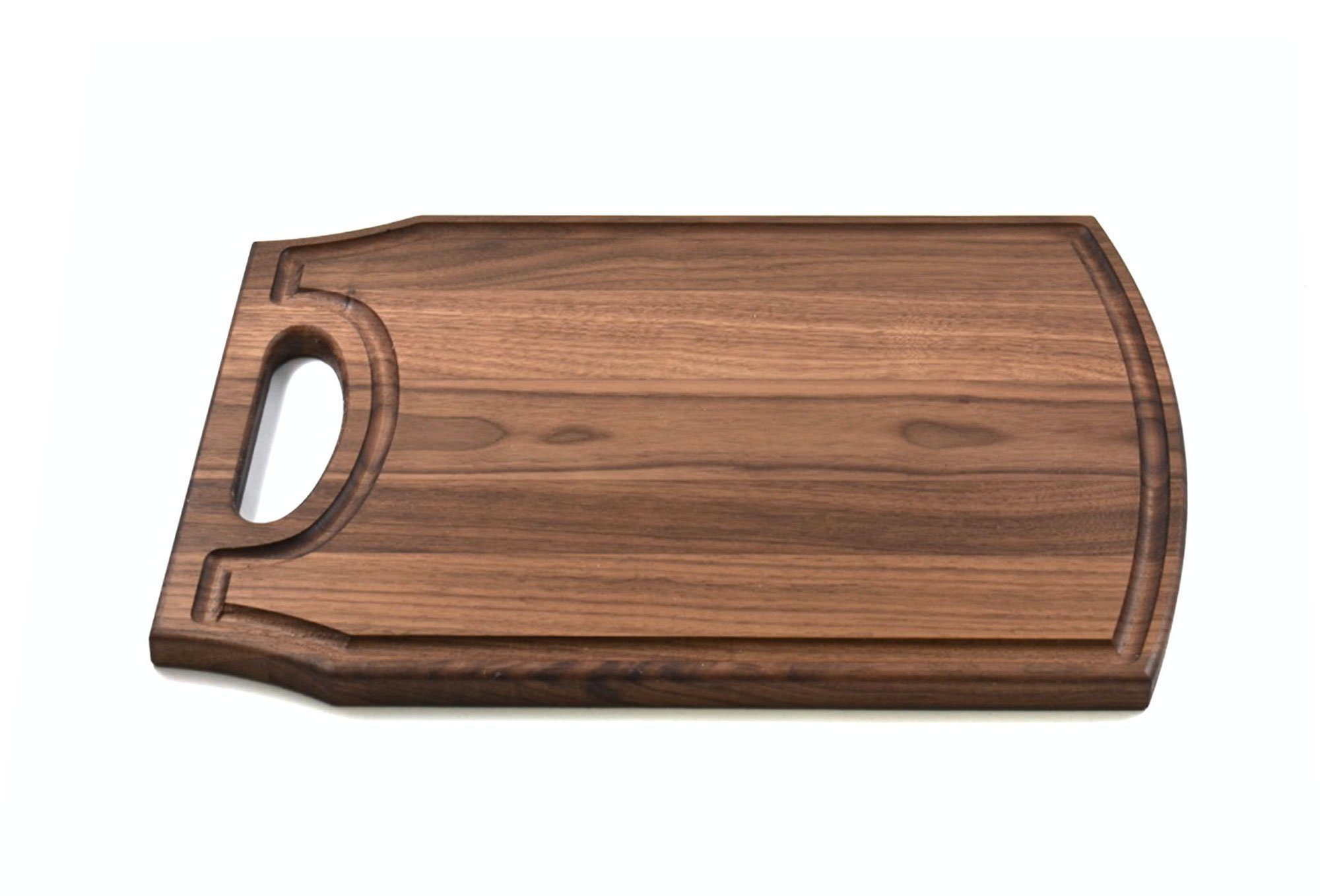 Walnut Juice Groove+Handle Cutting Board 10.5 x 17 – Hailey Home