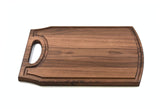 Personalized Walnut Cutting Board With Juice Groove & Handle - 10.5" x 17" - Bulk Discounts Bulk Cutting Board Hailey Home 