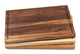 Personalized Walnut Cutting Board With Rounded Edges And Juice Groove - 11" x 17" - Bulk Discounts Bulk Cutting Board Hailey Home 