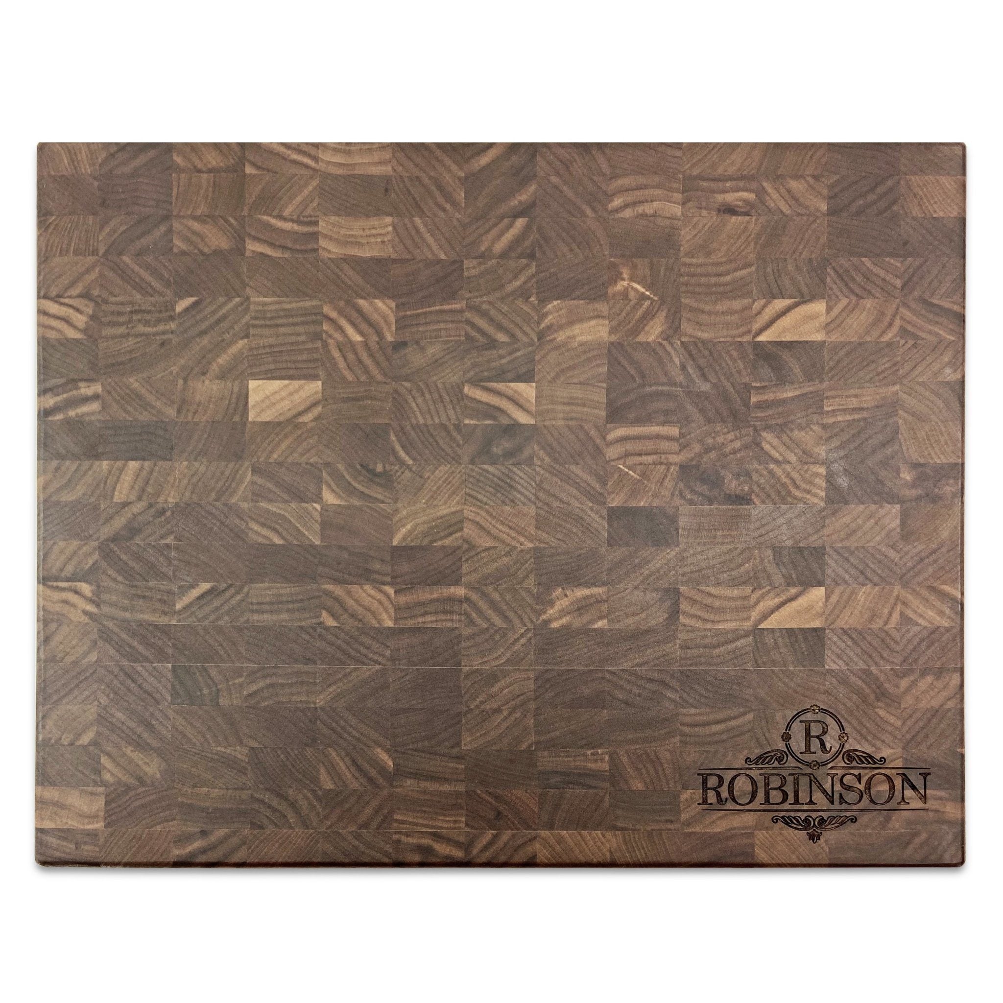 Custom Walnut End Grain Chopping Board Always a Stunning Grain Pattern Full  50mm Thick 