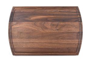 Walnut Cutting Board With Arched Sides And Juice Groove (10.5" x 16") Cutting Board Hailey Home 