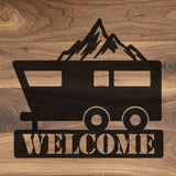 Welcome Camper - Engraved Walnut Cutting Board (11" x 16") Cutting Board Hailey Home 